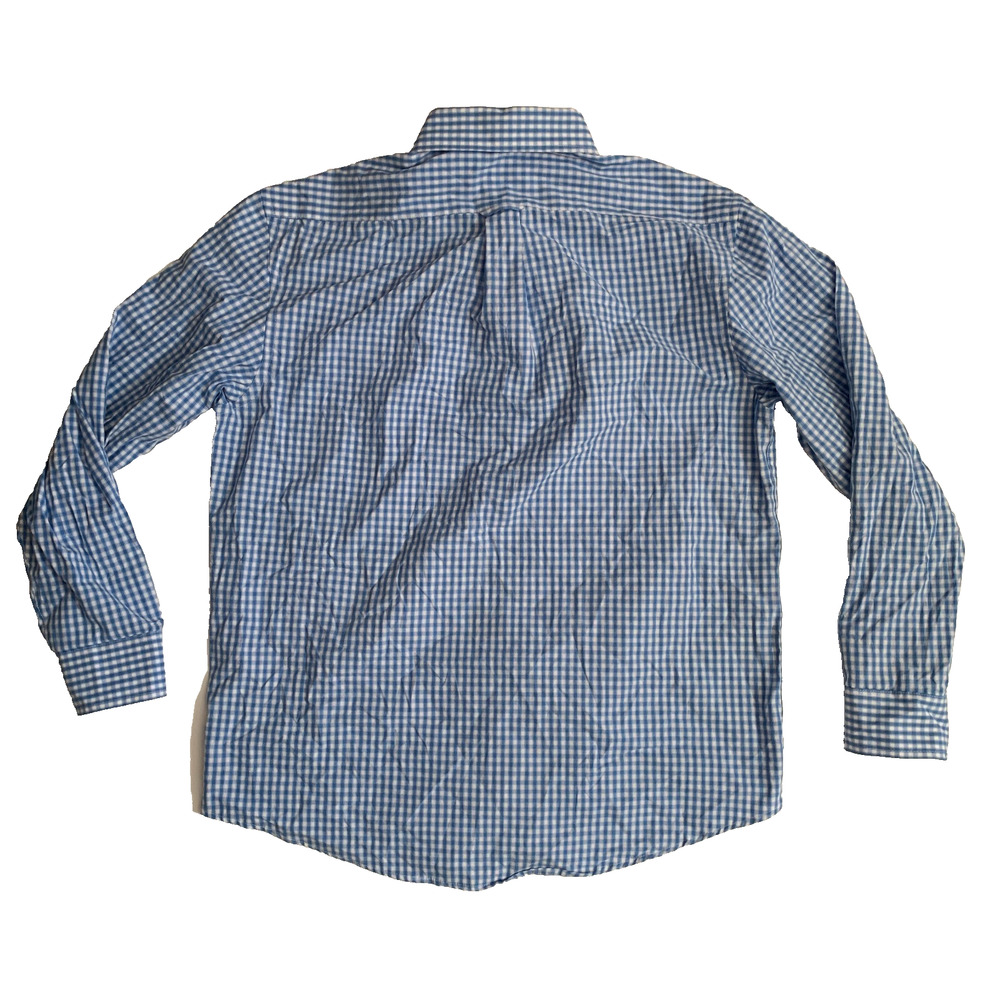 Izod Men's Size L Button Down Long Sleeve Essentials Check Regular Fit Shirt New - Picture 6 of 14